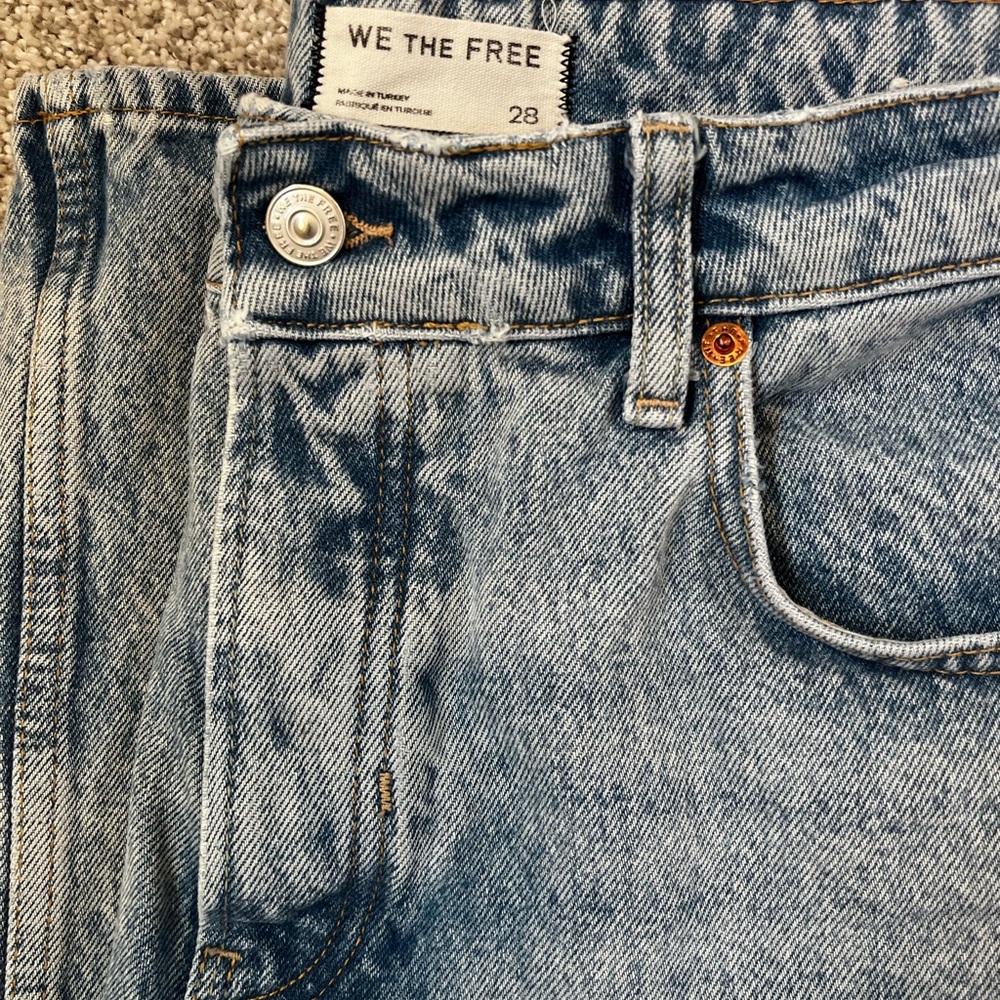 Free People Deep Trance Wide Leg Boyfriend Jeans - Picture 5 of 5